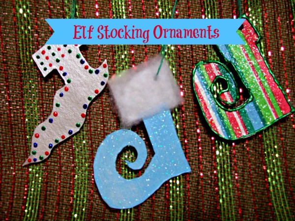 StowandTellU - Elf Stocking Ornaments