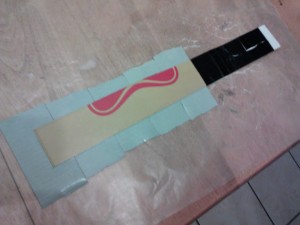 How to make a duct tape belt from cardboard box