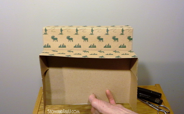 Turn a gift box into a storage box-StowandTellU