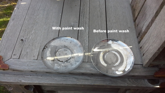 applying-grey-paint-wash-to-mercury-glass