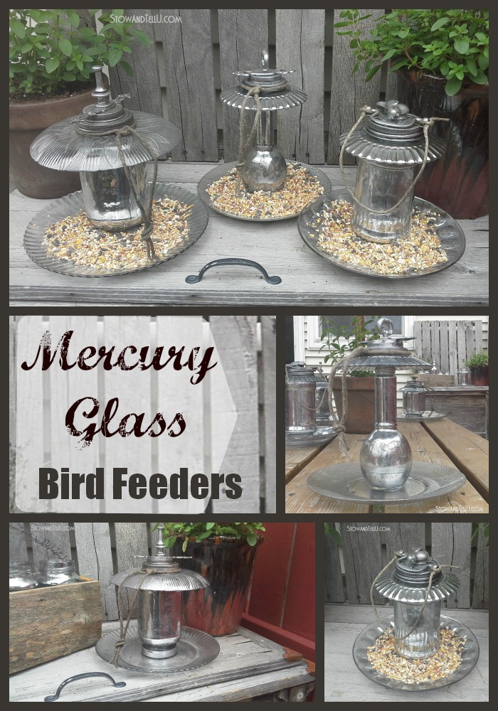 DIY-faux-mercury-glass-bird-feeder