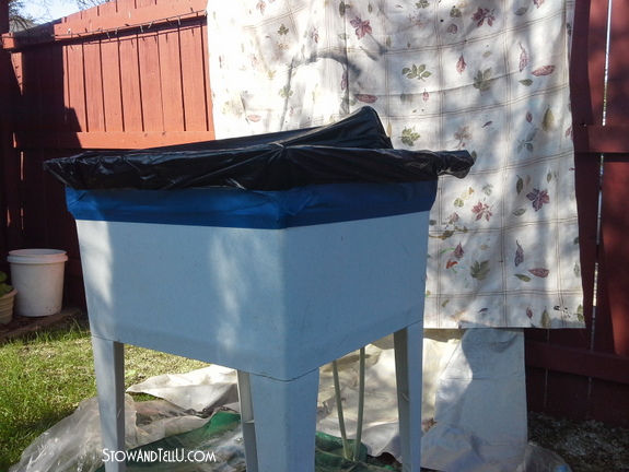 how-to-spray-paint-laundry-tub